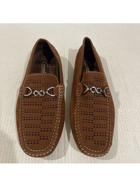 Men’s Coronado Drive Brown Suede Slip On Loafers Size 9.5 US!